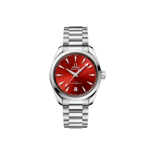 OMEGA Автоматический Механический Movement Унисекс AQUA TERRA 150 метров Часы 38 мм Красный