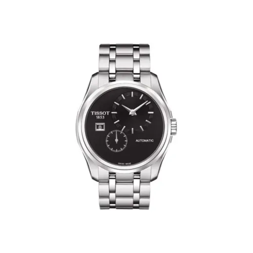 TISSOT Автоматический Механический Механизм Мужские Часы Kutu Collection 39 мм Черные