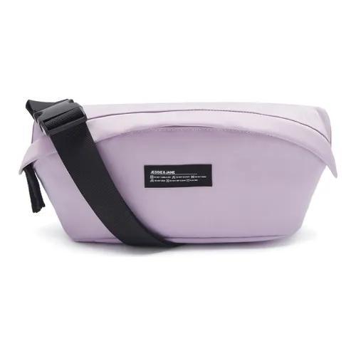 JESSIE JANE Сумка через плечо Слинг-сумка Сумка на пояс Маленькая Унисекс Light Фиолетовый