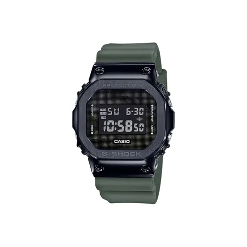 CASIO Vintage Small Block Кварцевый механизм Смольный ремешок Часы Мужские Черный циферблат