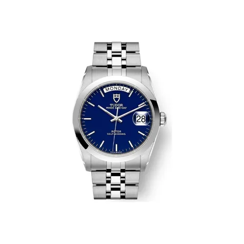 TUDOR Автоматический Механический Механизм Мужские Часы Prince and Princess Collection 36 мм Синий