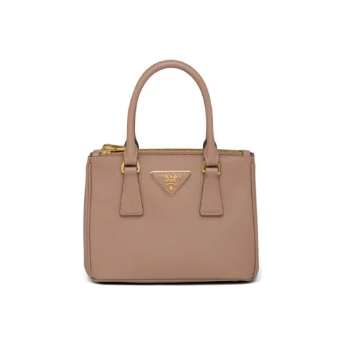 PRADA Galleria Saffiano Кожа Сумка через плечо Женская Нюдово-розовая