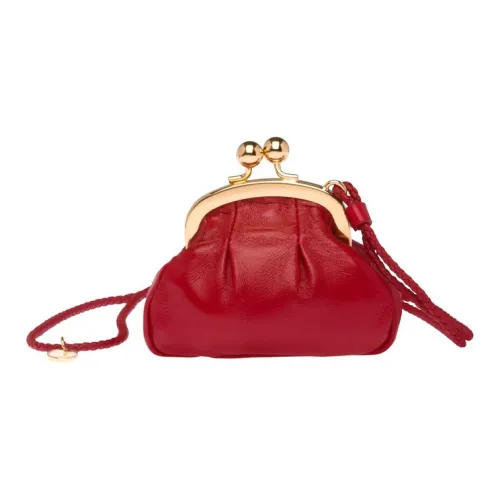 MIU MIU Soft Sheep Leather Clutch Mini Women's Red MIU MIU Мягкий клатч из овечьей кожи мини женский красный