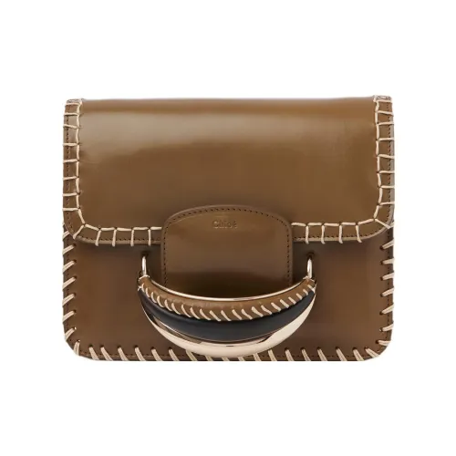 Chloe Kattie Телячья кожа Клатч Сумка Сумка через плечо Сумка через плечо Женская Амбер Оливковый