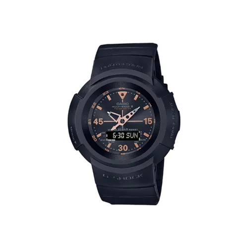 CASIO G Shock Classic Collection Кварцевый механизм Смольный ремешок Часы Мужские Черный циферблат AWG M520G 1A9