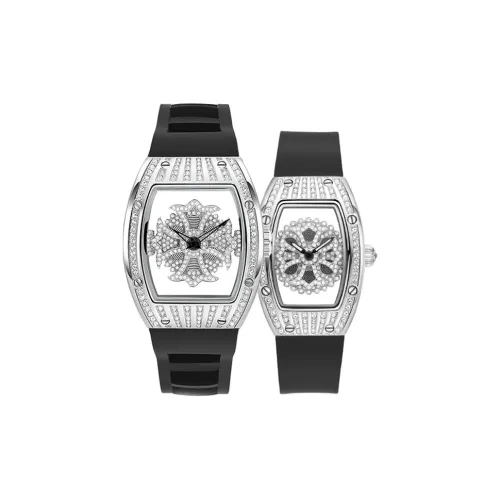 VEECANS Кварцевые Механические Часы Унисекс с Диалем в виде Скелета W0024 TH2W1