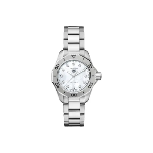 TAG Heuer Кварцевый механизм Женские часы 30MM Жемчужная раковина Циферблат часов Цвет Корпус из нержавеющей стали