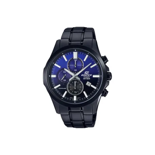 CASIO EDIFICE Collection Кварцевый механизм нержавеющая сталь ремешок часы для мужчин синий циферблат EFB 660DC 2AVUPR