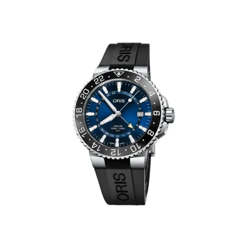 Oris Автоматический Механический Часы Мужские из Коллекции Diving 43,5 мм Синий