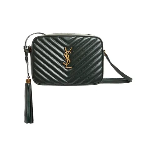 SAINT LAURENT Телячья кожа Сумка через плечо Стандартная Женская Зеленая