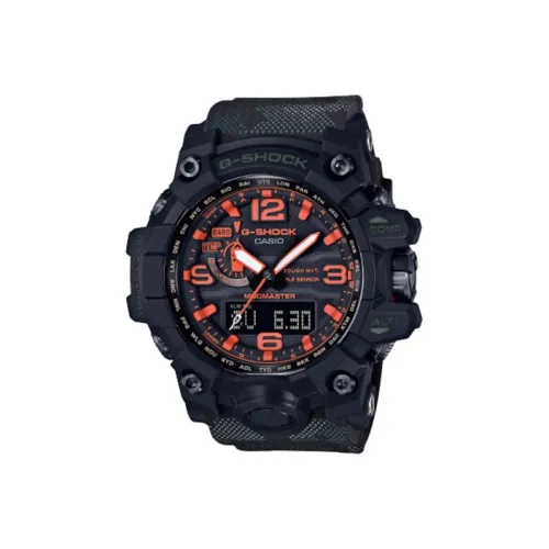 CASIO MASTER OF Land Series Солнечный Кварцевый Механизм Резиновый Ремешок Часы Мужские Черный Циферблат