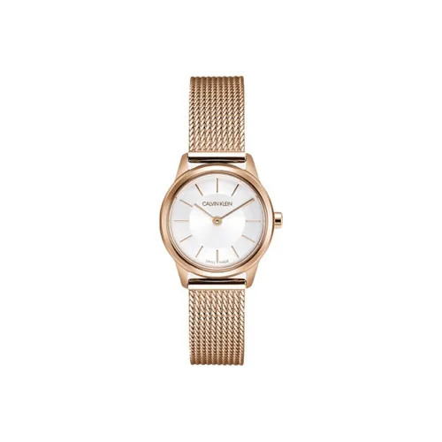 CALVIN KLEIN CK Quartz Women's Watch Кварцевый механизм ремешок из нержавеющей стали серебристый циферблат