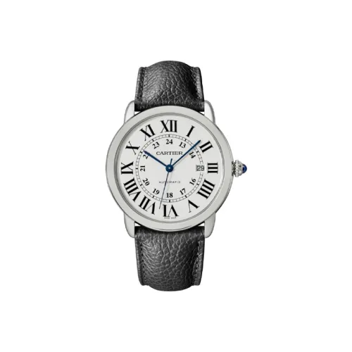 Cartier Автоматический Механический Механизм Мужские Часы RONDE DE 42 мм Белые