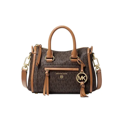 MICHAEL KORS Carine Коровья кожа Сумка Сумка через плечо Сумка через плечо Экстра Маленькая Женская Темно-коричневый Желудево-коричневый