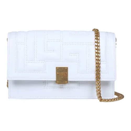 BALMAIN Овечья кожа Сумка через плечо Женская Белая