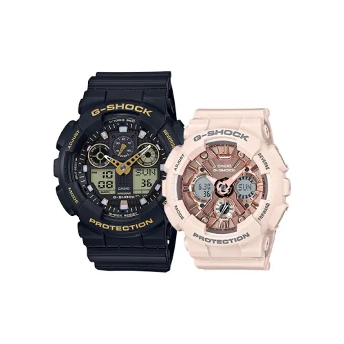 CASIO Парные часы Коллекция GA GMA Кварцевый механизм Часы Унисекс Серый циферблат