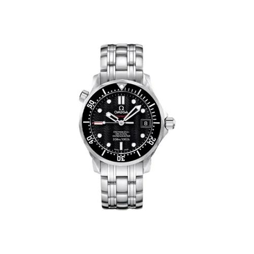 OMEGA Автоматический Механический Часы Мужские Seahorse Series 300m Diving Watch 36,25 мм Черные