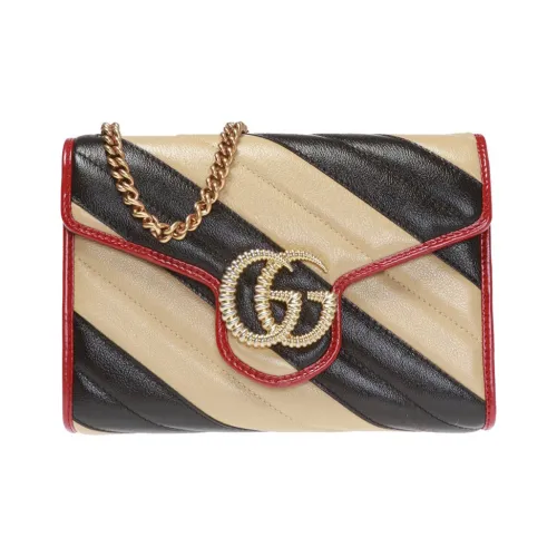 GUCCI Marmont Quilted кожаный кошелек сумка через плечо женская