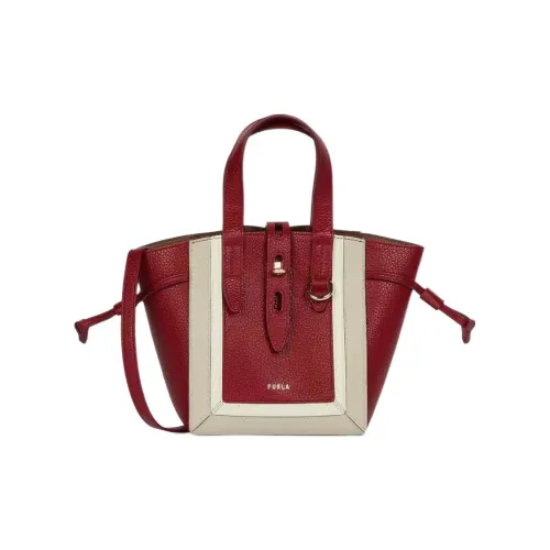 Furla Net Collection Телячья кожа Сумка Мини Женская Бордовый Серый Белый