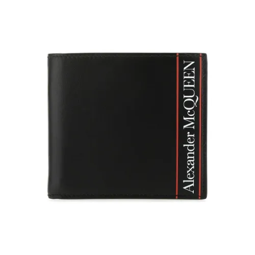 Alexander McQueen Кожа Кошелек Мужской Черный