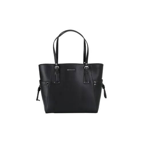 MICHAEL KORS Voyager Кожа Плечевая Сумка Женская Черная