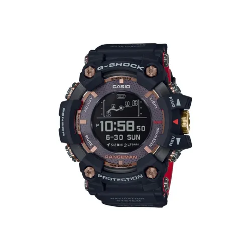 CASIO Кварцевый механизм Смольный ремешок Часы для мужчин Черный циферблат