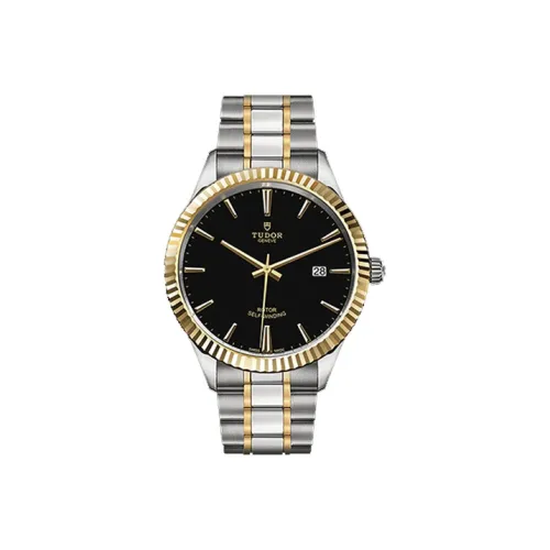 TUDOR Автоматический Механический Механизм Мужские Часы Wind Style Collection 41 мм Черные