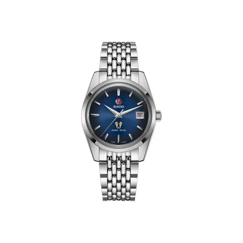 RADO Автоматический Механический Механизм Мужские Часы Heritage Collection 37 мм Синий