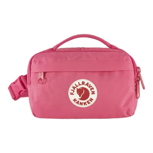 Fjallraven Kanken Полиэстеровая ткань Бананка Сумка через плечо Маленькая Унисекс Фламинго-розовая