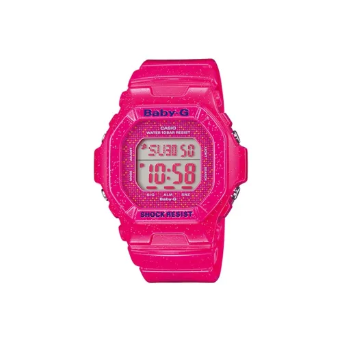 CASIO Baby Кварцевый механизм Смольный ремешок Часы Женские Серый циферблат