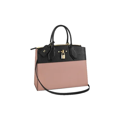 LOUIS VUITTON City Steamer Телячья кожа Плечевая сумка Сумка среднего размера Женская Mulan Розовая