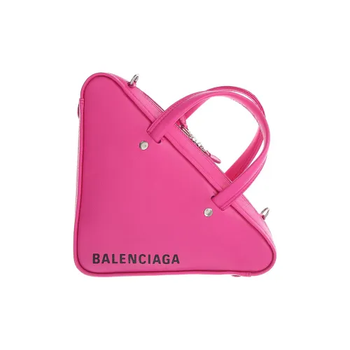 Balenciaga Сумка через плечо из коровьей кожи женская розово-красная