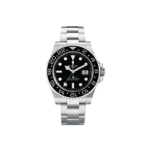 ROLEX Механический механизм Мужские часы Greenwich Type II 40 мм Черные