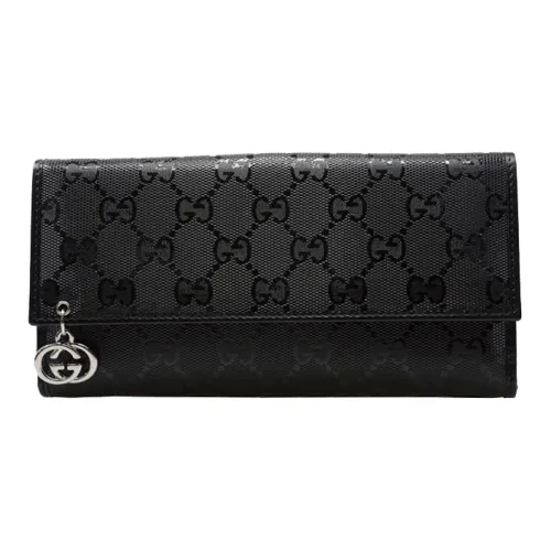 GUCCI Кошелек из ПВХ (поливинилхлорид) Женская модель Черный