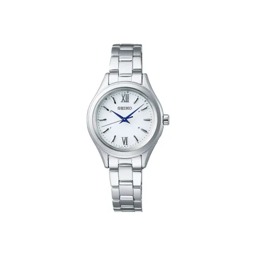 SEIKO Lukia Cocktail Collection Солнечный кварцевый механизм нержавеющая сталь ремешок женские часы белый циферблат модель SWFH109