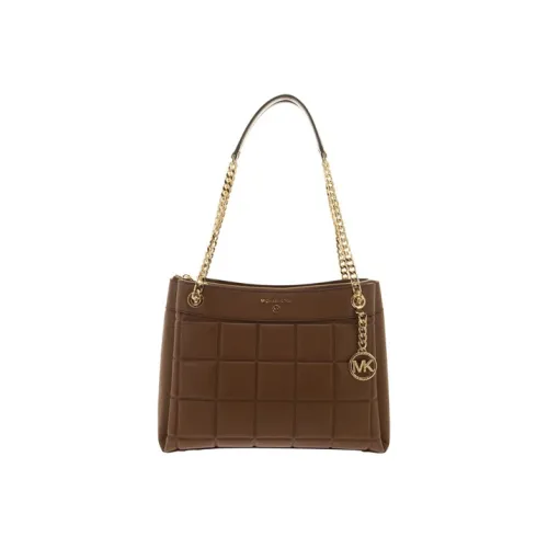 MICHAEL KORS MICHAEL KORS Luggage Collection Кожа Плечевая сумка Женская Коричневая