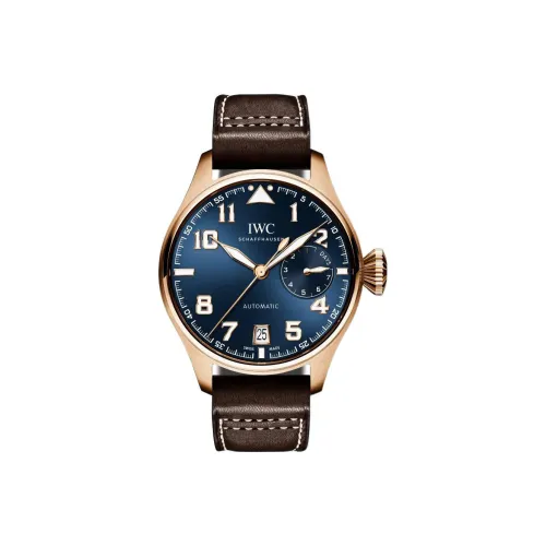 IWC Автоматический Механический Часы Мужской Pilot Collection 46,2 мм Синий