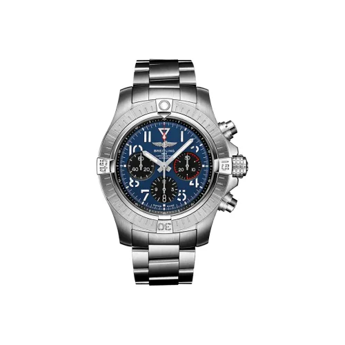 BREITLING Автоматический Механический Часы Мужские Avenger 45 мм Синий