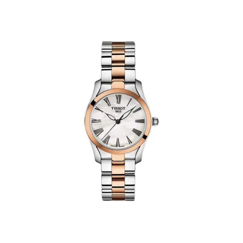 Tissot Quartz Movement Женские часы серии Sea Wave, 30 мм * 8,7 мм, белые