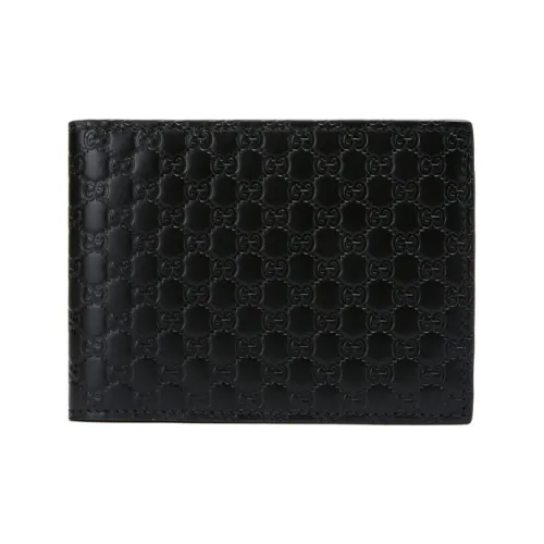 GUCCI Кошелек из коровьей кожи мужской черный