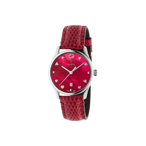 GUCCI Автоматический Механический Movement Женские Часы G Timeless Collection 36 мм Красные