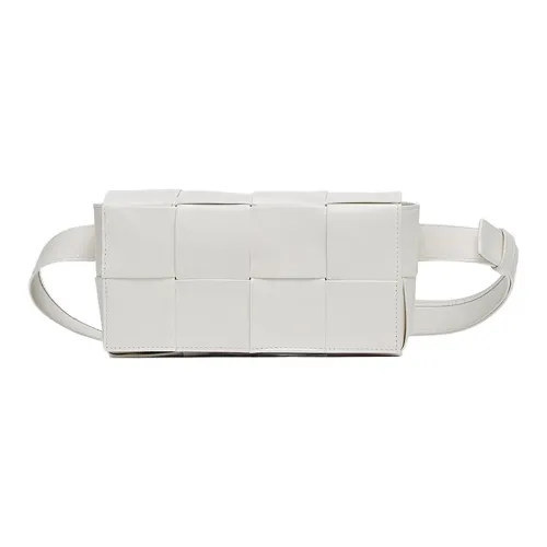 Bottega Veneta Cassette Belt Коровья кожа Бананка Мини Мужской Белый