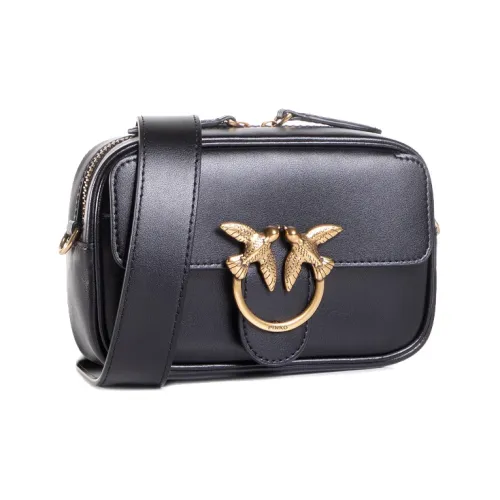 PINKO Коровья кожа Swallow Сумка Сумка через плечо Сумка на плечо Женская Черная