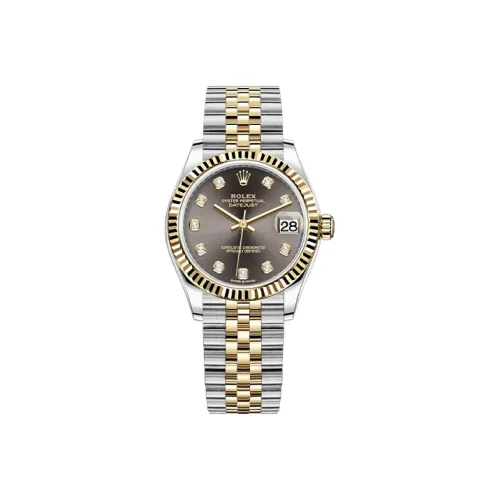 ROLEX Log Series Автоматический Механический Механизм Женские Часы 31 мм Серый Циферблат Оистерстил Корпус Оистерстил Ремешок