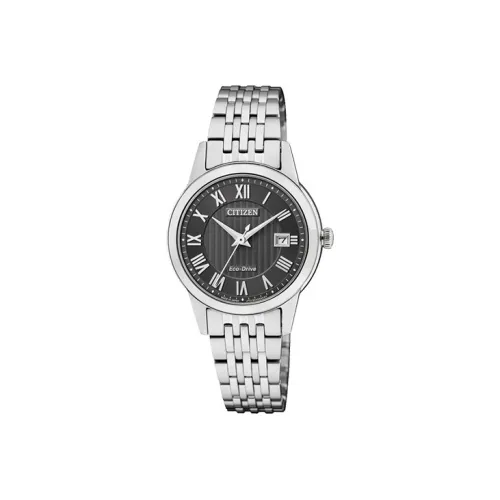 CITIZEN Светильник Кварцевый механизм Женские Ecology Drive Collection Часы 29мм*8мм Черный