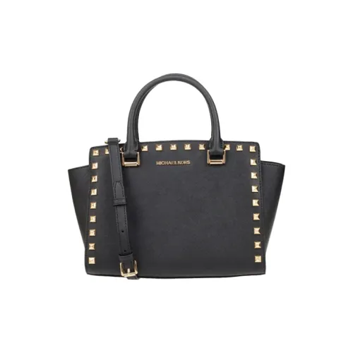 MICHAEL KORS Selma Кожа Сумка Сумка через плечо Сумка через плечо Женская Черная