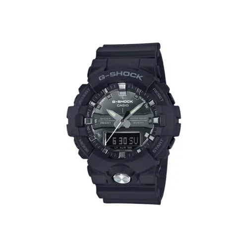 CASIO Liquid Crystal Analog Dual Display Series Кварцевый механизм Часы Мужские Черный циферблат GA 810MMA 1AER