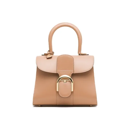 Delvau Brillant Коровья кожа Сумка через плечо Сумка Мини Женская Светлый Умбра