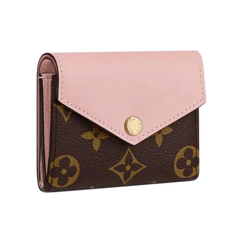 LOUIS VUITTON Кошелек из коровьей кожи стандартный женский балетный розовый