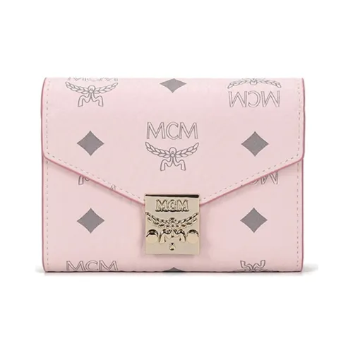 MCM PU (полиуретан) Кошелек Женский Нежно-Розовый